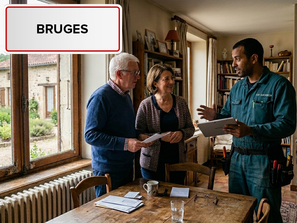 Installation de pompe à chaleur à Bruges (33520) dans la Gironde