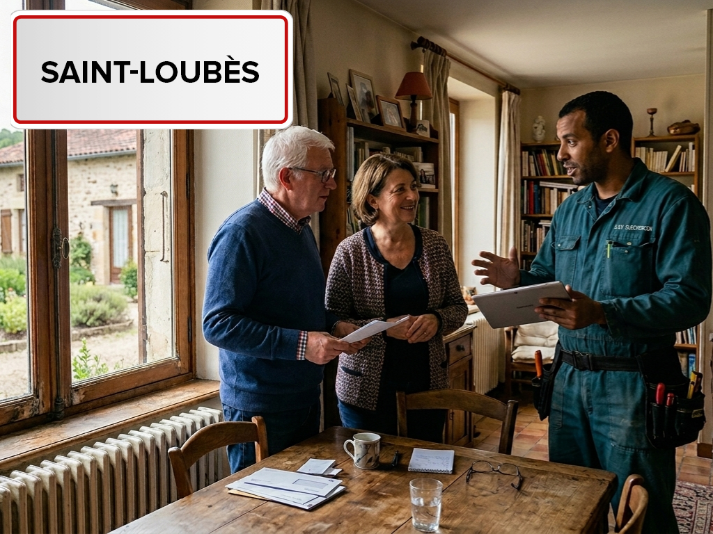 Installation de pompe à chaleur à Saint-Loubès (33450) dans la Gironde