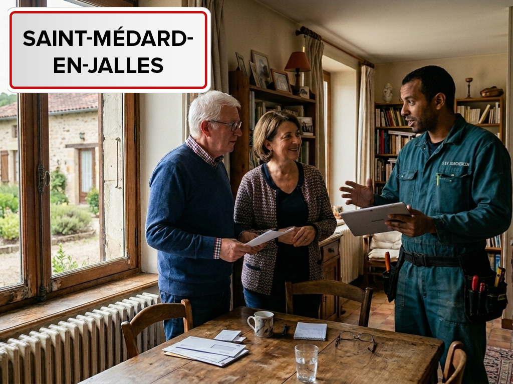 Installation de pompe à chaleur à Saint-Médard-en-Jalles (33160) dans la Gironde